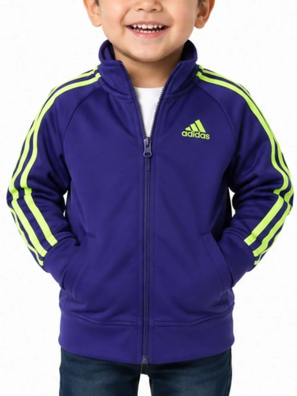 ADIDAS Kids Boy Purple Track Jacket Size 3T